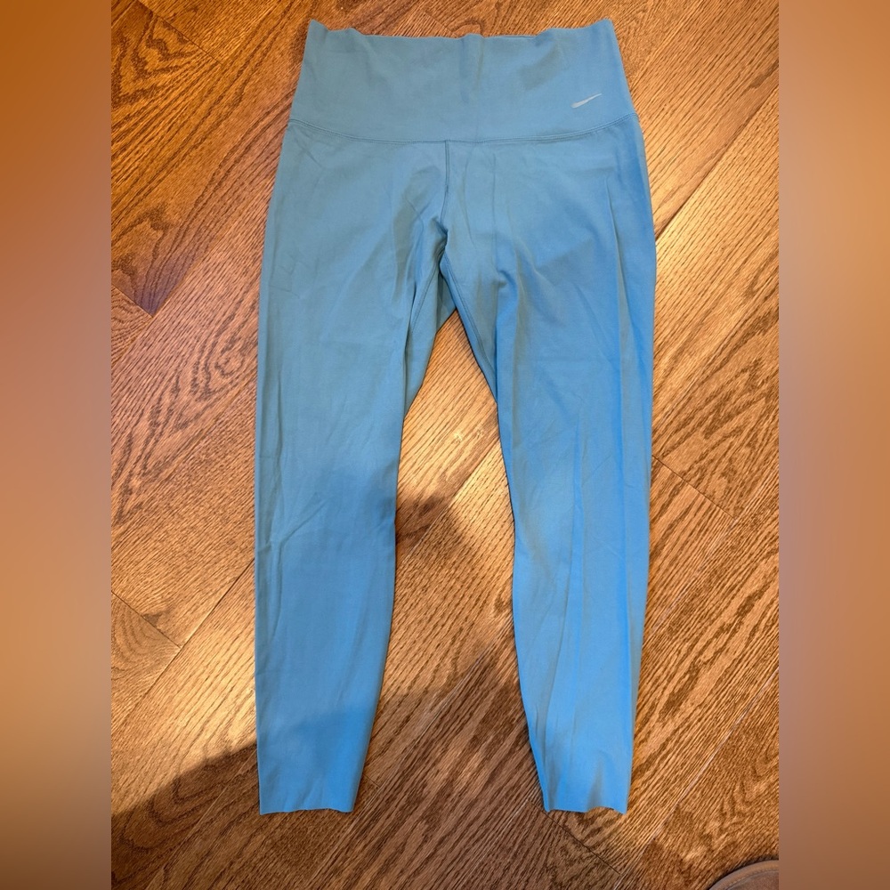 Nike Zenvy Womens Light Teal Leggings